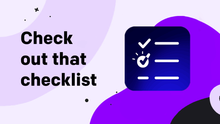 Read more about the article Check out that checklist